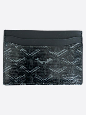 Goyard Jet Black Saint Sulpice Card Holder