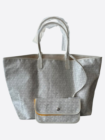 Goyard White St. Louis Tote Bag