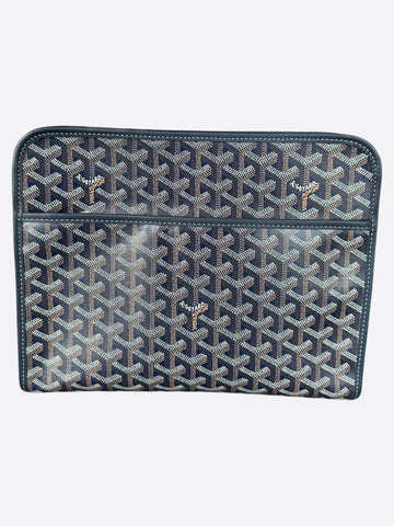 Goyard Navy Jouvence GM Toiletry Bag