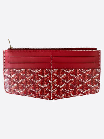 Goyard Red Louise Card Holder