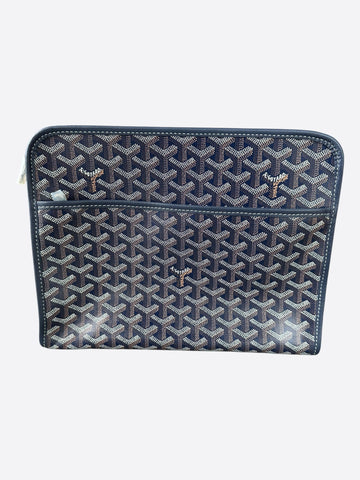 Goyard Navy Jouvence GM Toiletry Bag