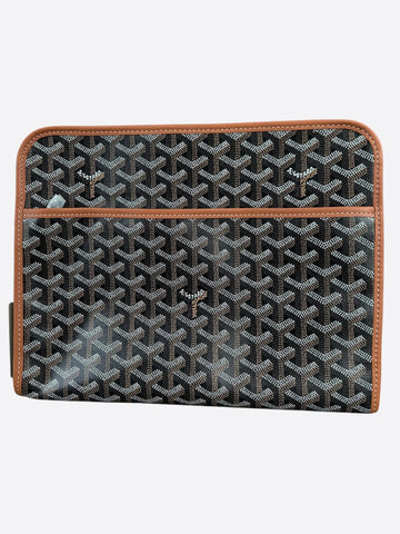 Goyard Black & Brown Jouvence GM Toiletry Bag