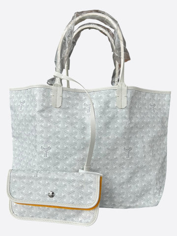 Goyard White St. Louis PM Tote Bag