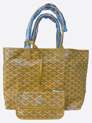 Goyard Yellow St. Louis PM Tote Bag