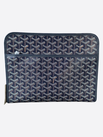 Goyard Navy Jouvence GM Toiletry Bag