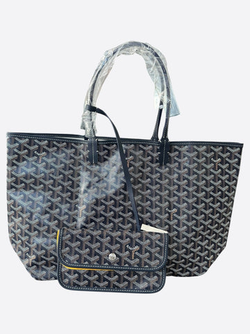 Goyard Navy St. Louis Tote Bag