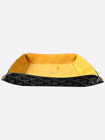 Goyard Black & Yellow Tray