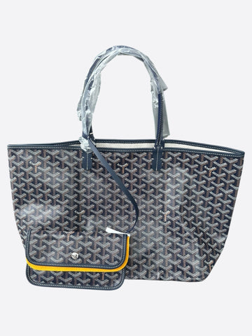 Goyard Navy St. Louis Tote Bag