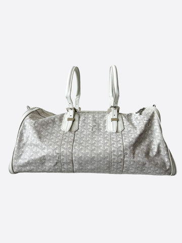 Goyard White Croisiere 45