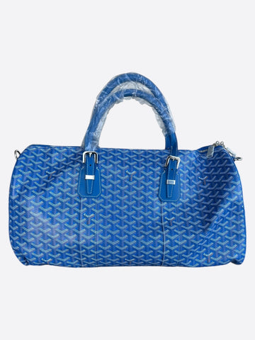 Goyard Blue Boston 50 Duffel Bag