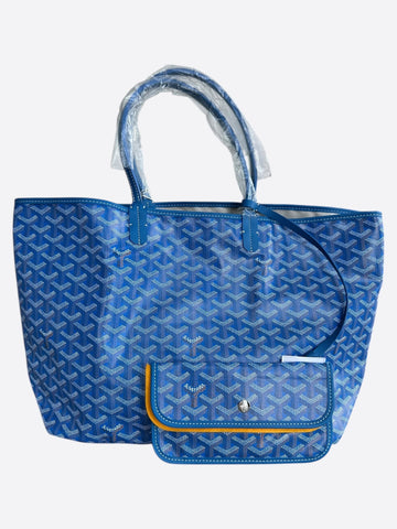 Goyard Blue St. Louis Tote Bag