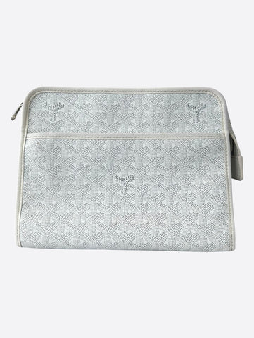 Goyard White Jouvence MM Toiletry Bag