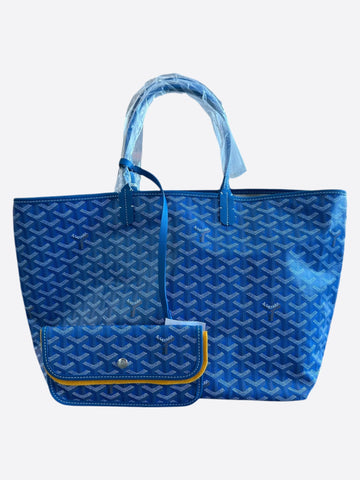 Goyard Blue St. Louis Tote Bag