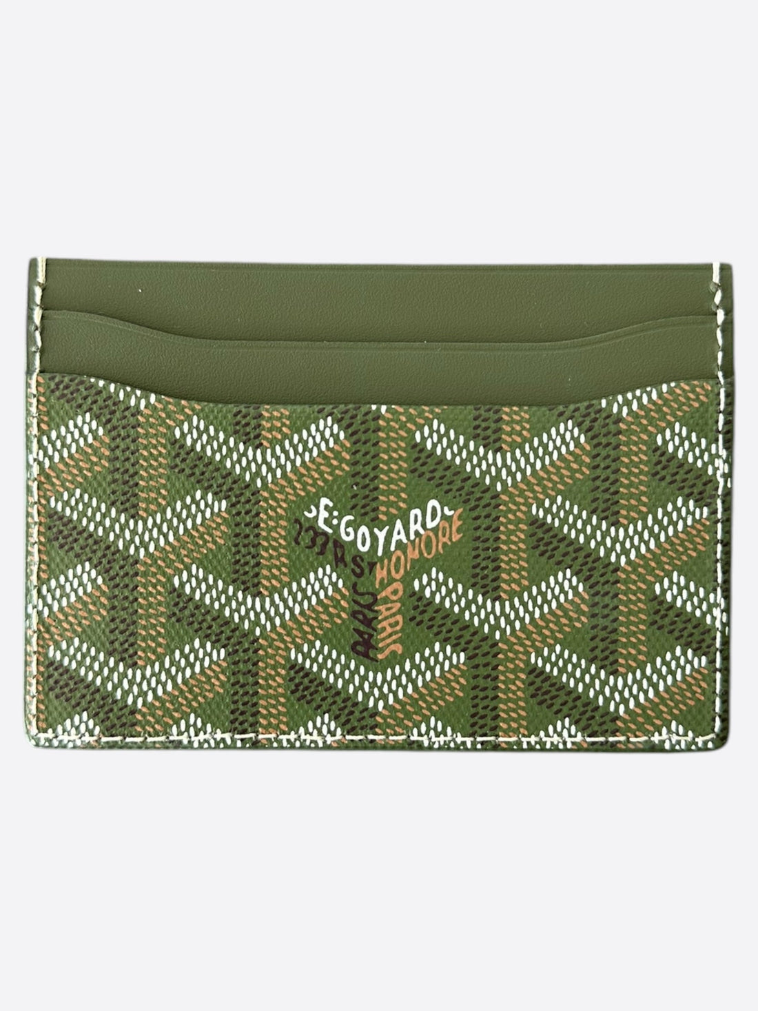 Goyard Khaki Saint Sulpice Card Holder