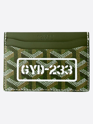 Goyard Khaki Saint Sulpice Card Holder