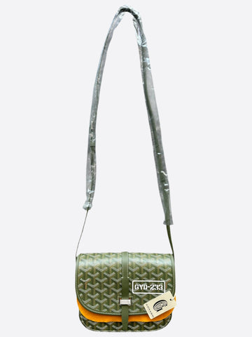 Goyard Khaki Belvedere Messenger Bag