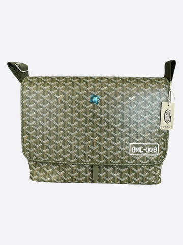 Goyard Khaki Capetien MM Messenger Bag