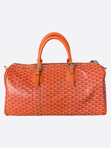 Goyard Orange Boston 50 Duffel Bag