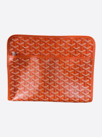 Goyard Orange Jouvence GM Toiletry Bag