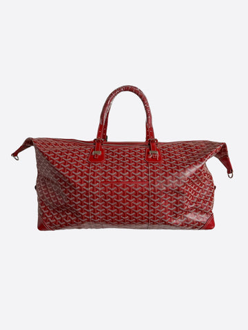 Goyard Red Boeing 55 Duffle Bag