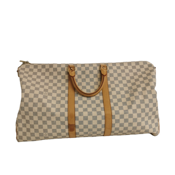 Louis Vuitton Keepall 55 Damier Azur Leather/canvas