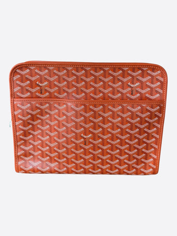Goyard Orange Jouvence GM Toiletry Bag