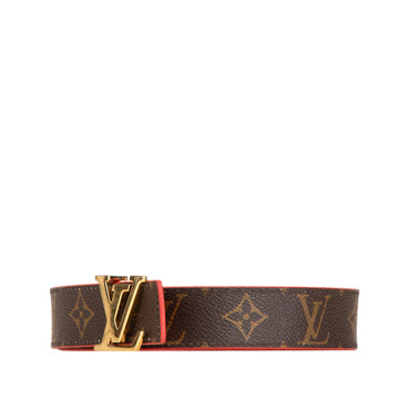 Brown Louis Vuitton Monogram Initiales Reversible Belt