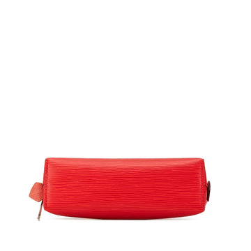 Red Louis Vuitton Epi Cosmetic Pouch