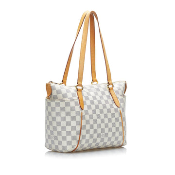 Louis Vuitton Totally PM Damier Azur Leather/canvas