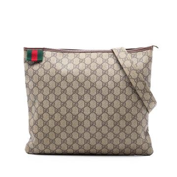 Web Loop Flat Messenger GG Coated Canvas Large