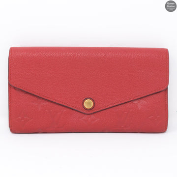 Sarah Wallet Scarlet Monogram Empreinte