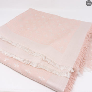 Rose Monogram Denim Shawl