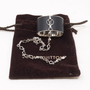 Black Silver Scarf Ring