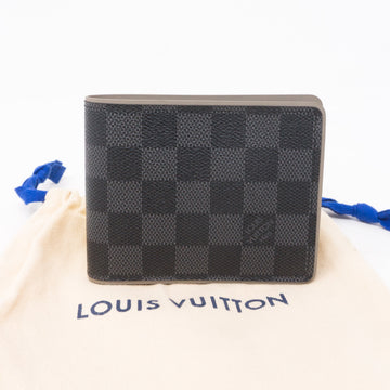 Multiple Wallet Damier Graphite