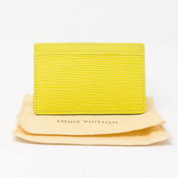 Card Holder Pistachio Epi Leather