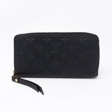 Zippy Wallet Black Monogram Empreinte