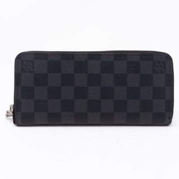 Zippy Vertical Wallet Damier Graphite