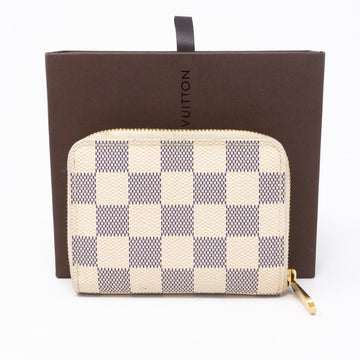 Zippy Coin Purse Damier Azur