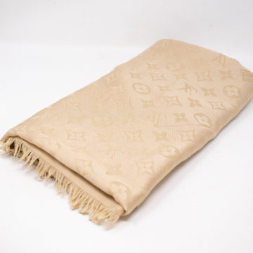 Monogram Shawl Beige