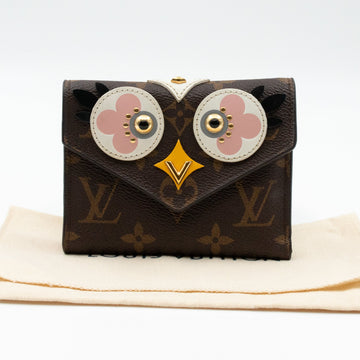 Victorine Wallet Owl Monogram