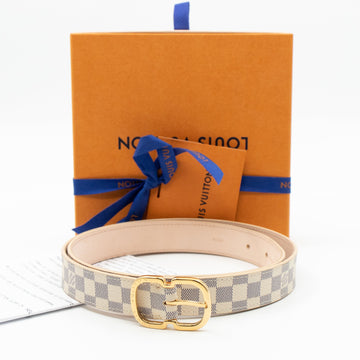 Belt Mini Damier Azur 25 mm 85 cm