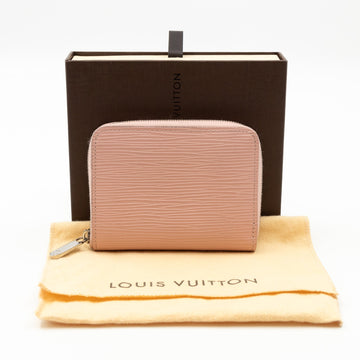 Zippy Coin Purse Epi Leather Rose