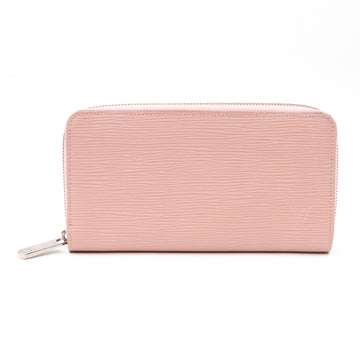 Zippy Wallet Epi Leather Rose Ballerine