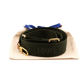 Bandoulière Shoulder Strap Green Khaki Jacquard