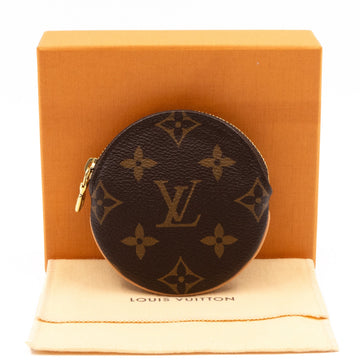 Round Coin Purse Monogram
