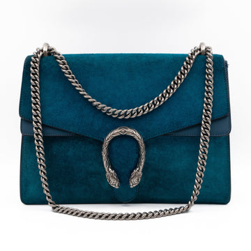 Dionysus Medium Blue Suede