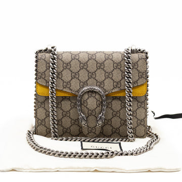 Dionysus Mini GG Supreme Yellow Suede