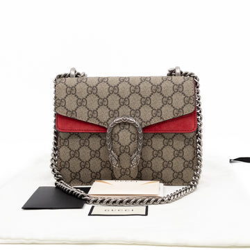 Dionysus Mini GG Supreme Red Suede