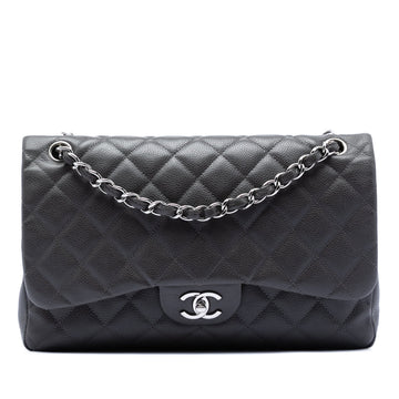Classic Double Flap Bag Quilted Leather Jumbo