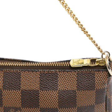Brown Louis Vuitton Damier Ebene Mini Pochette Accessoires Handbag